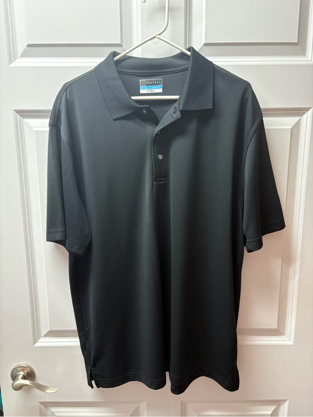 Men’s PGA Black Performance Polo Shirt